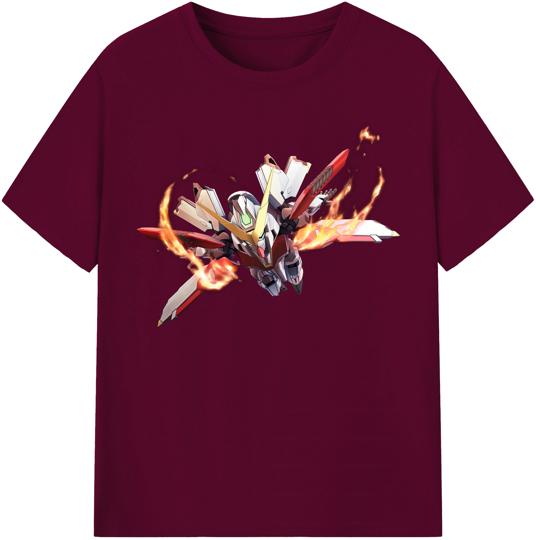 （画像用） 機動戦士ガンダム Mobile Suit Gundam レディースカジュアルプリントTシャツ（綿100％）